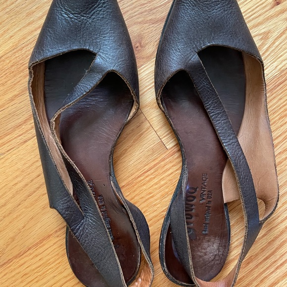 Funky handmade flat sling backs - Picture 2 of 3